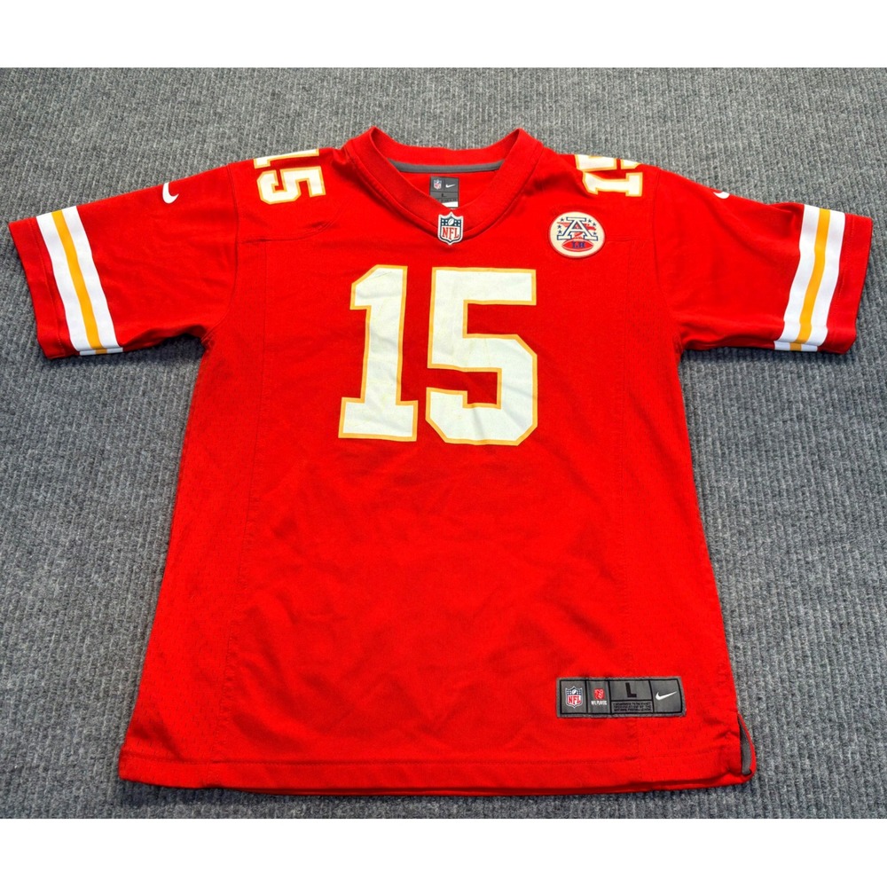 Nike NFL Kansas City Chiefs Patrick Mahomes 15 Youth Jersey Red L 14/16